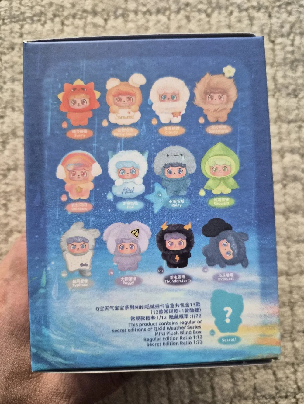 Sandstorm | Jotoys Q. Kid Weather Confirmed Plush Blind Box